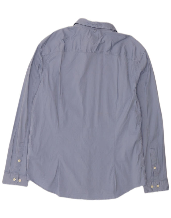 Tommy Hilfiger Herren Slim Fit Hemd 2XL Blau Baumwolle