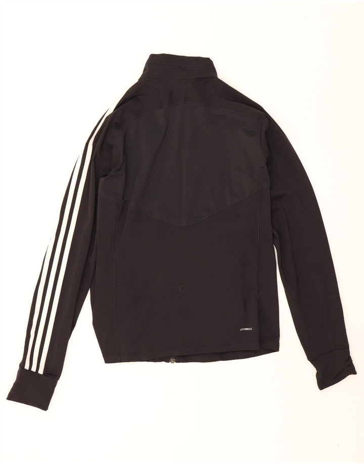 Adidas Damen Climacool Trainingsanzug Top Jacke UK 8/10 Small Schwarz Nylon