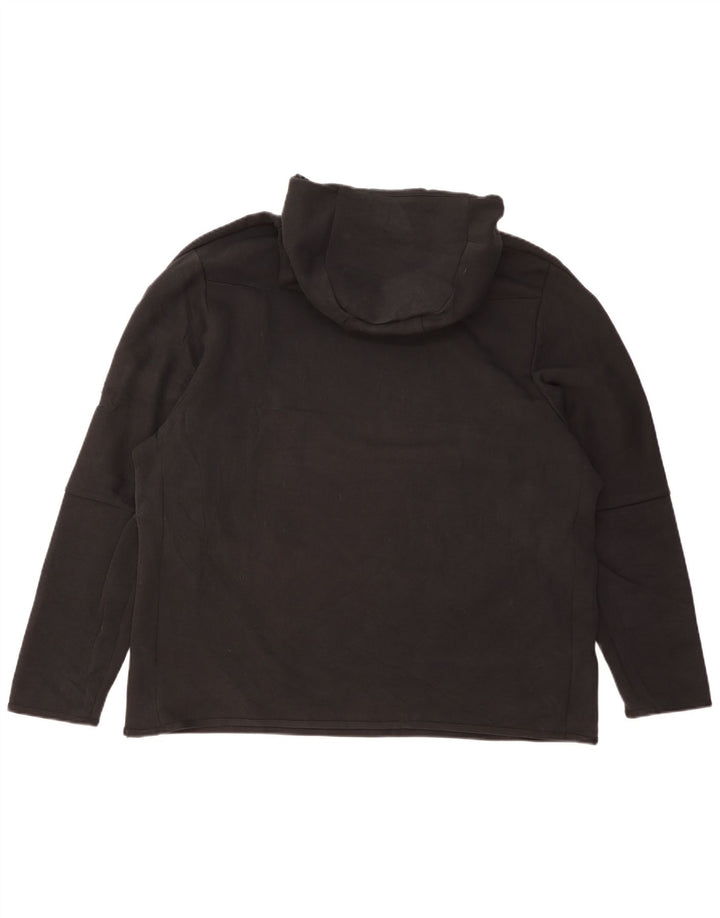 Nike Herren Kapuzenpullover 2XL Schwarz Baumwolle