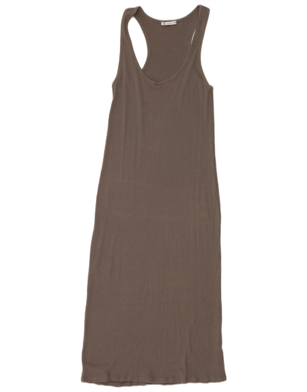 Zara Damen Maxi-T-Shirt-Kleid UK 8 Small Grau