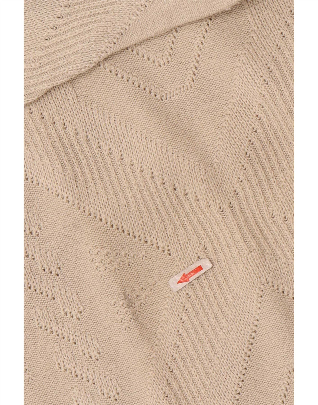 Vintage Herren Pullover mit Rundhalsausschnitt IT 56 XL Beige