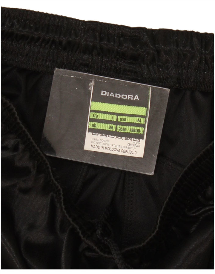 Diadora Herren Italia Sport Shorts Mittelschwarzes Polyester