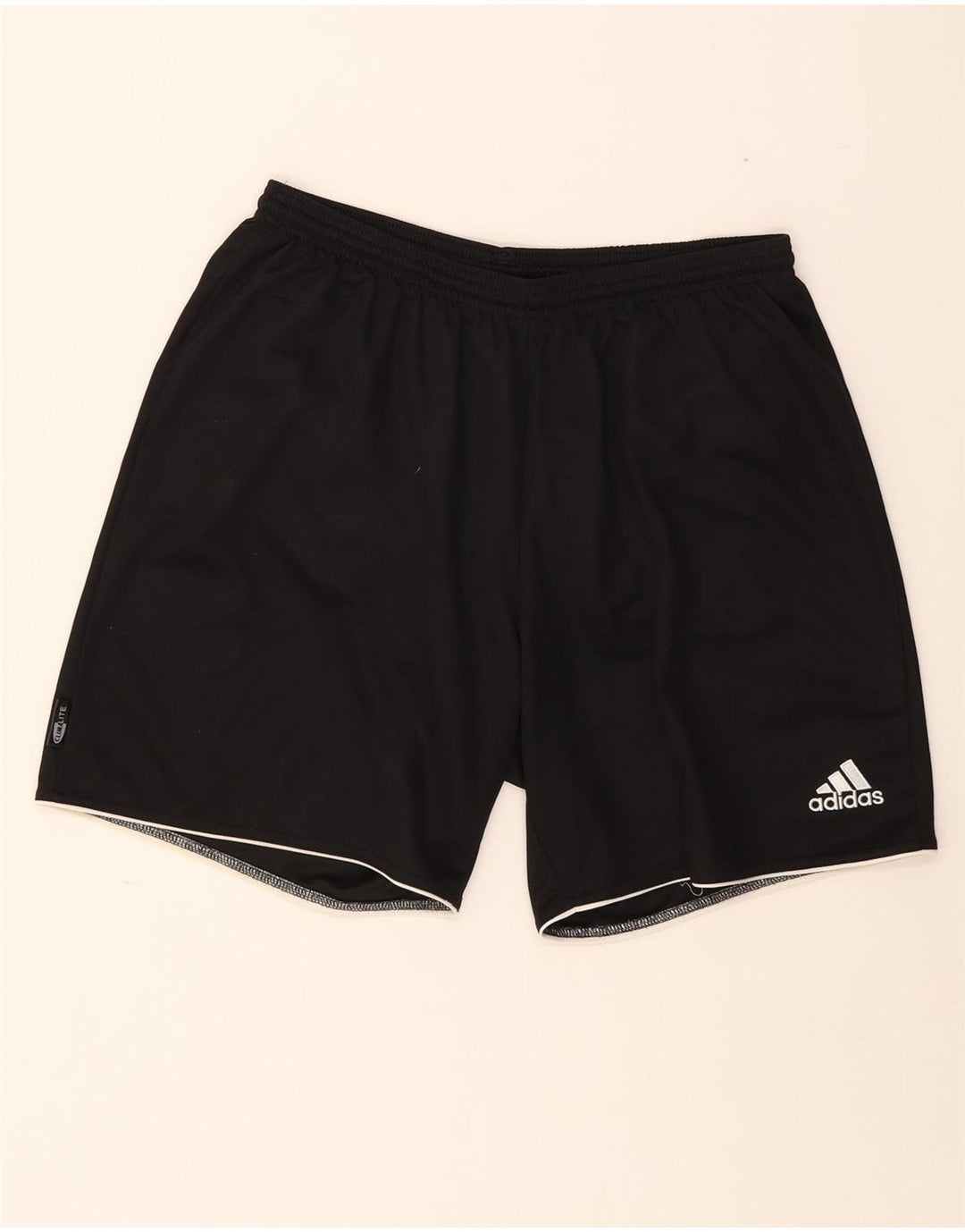 Adidas Herren Climalite Sportshorts, groß, schwarz gestreift, Polyester