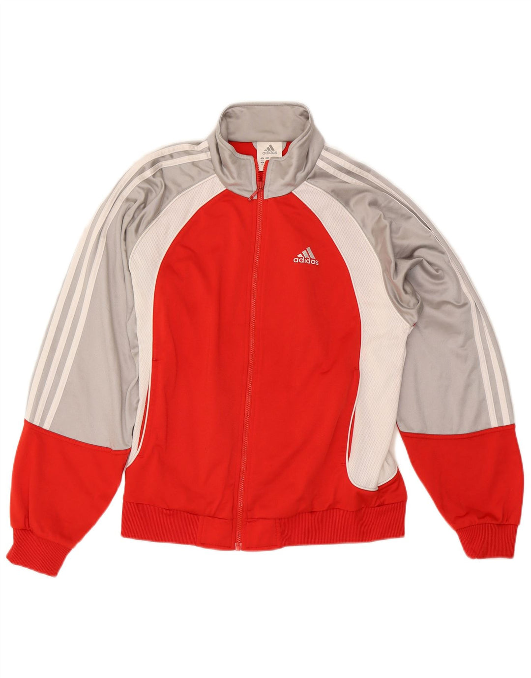 Adidas Herren-Trainingsanzug, UK, Größe 36/38, Größe S, Grau, Colourblock-Polyester