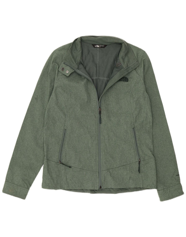 The North Face Damen-Trainingsanzug-Top-Jacke UK 14 Mittelgrünes Polyester