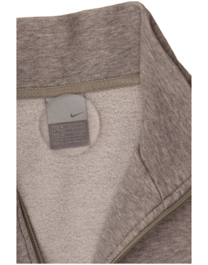 Nike Damen-Trainingsanzug-Oberteiljacke UK 10/12 Mittelgrau meliert