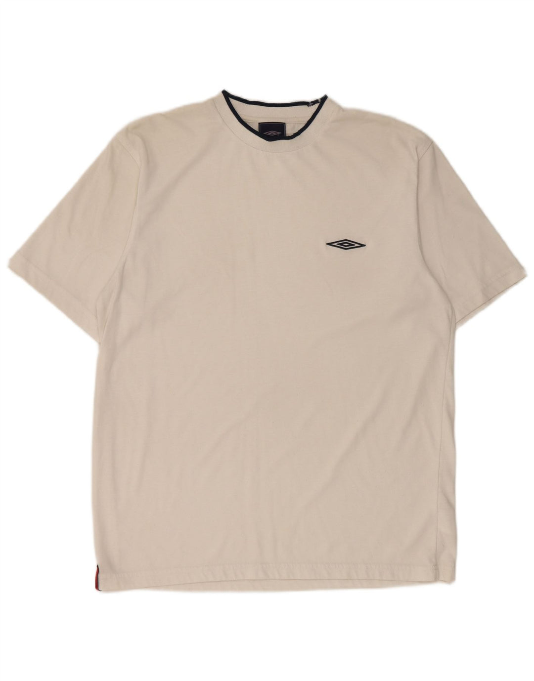 Umbro Herren T-Shirt Top Large Weiß Polyester