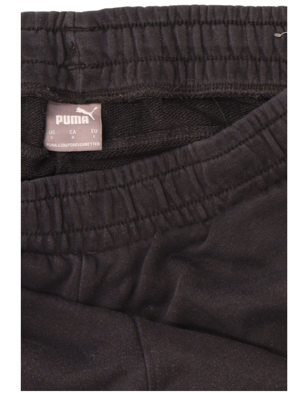 Puma Herren Graphic Crop Trainingsanzug Hose Joggers Large Schwarz