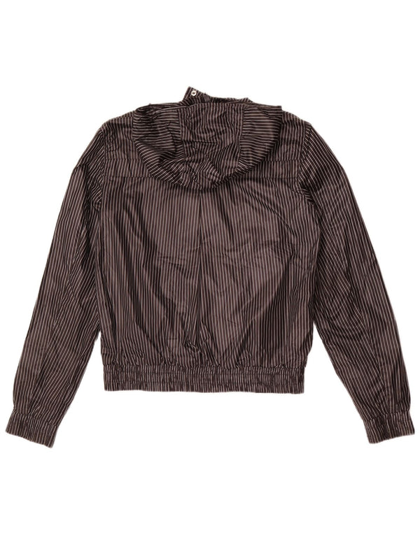 Roxy Damen-Trainingsanzug mit Kapuze, Top-Jacke, UK 18, XL, graues Nadelstreifen-Polyester