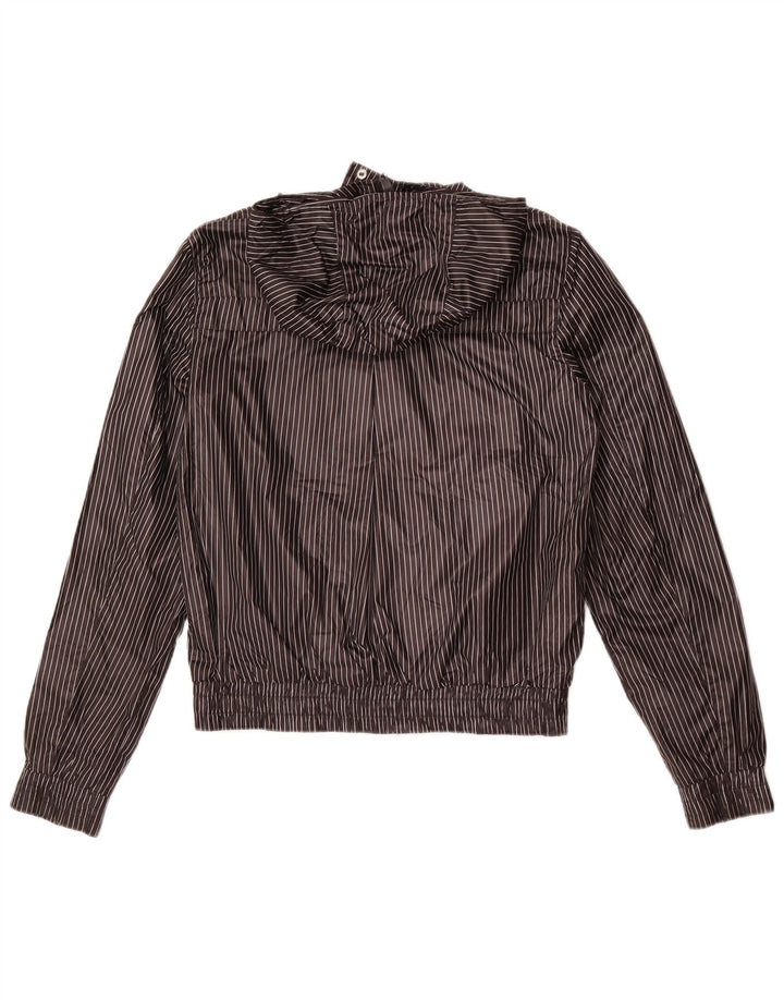 Roxy Damen-Trainingsanzug mit Kapuze, Top-Jacke, UK 18, XL, graues Nadelstreifen-Polyester