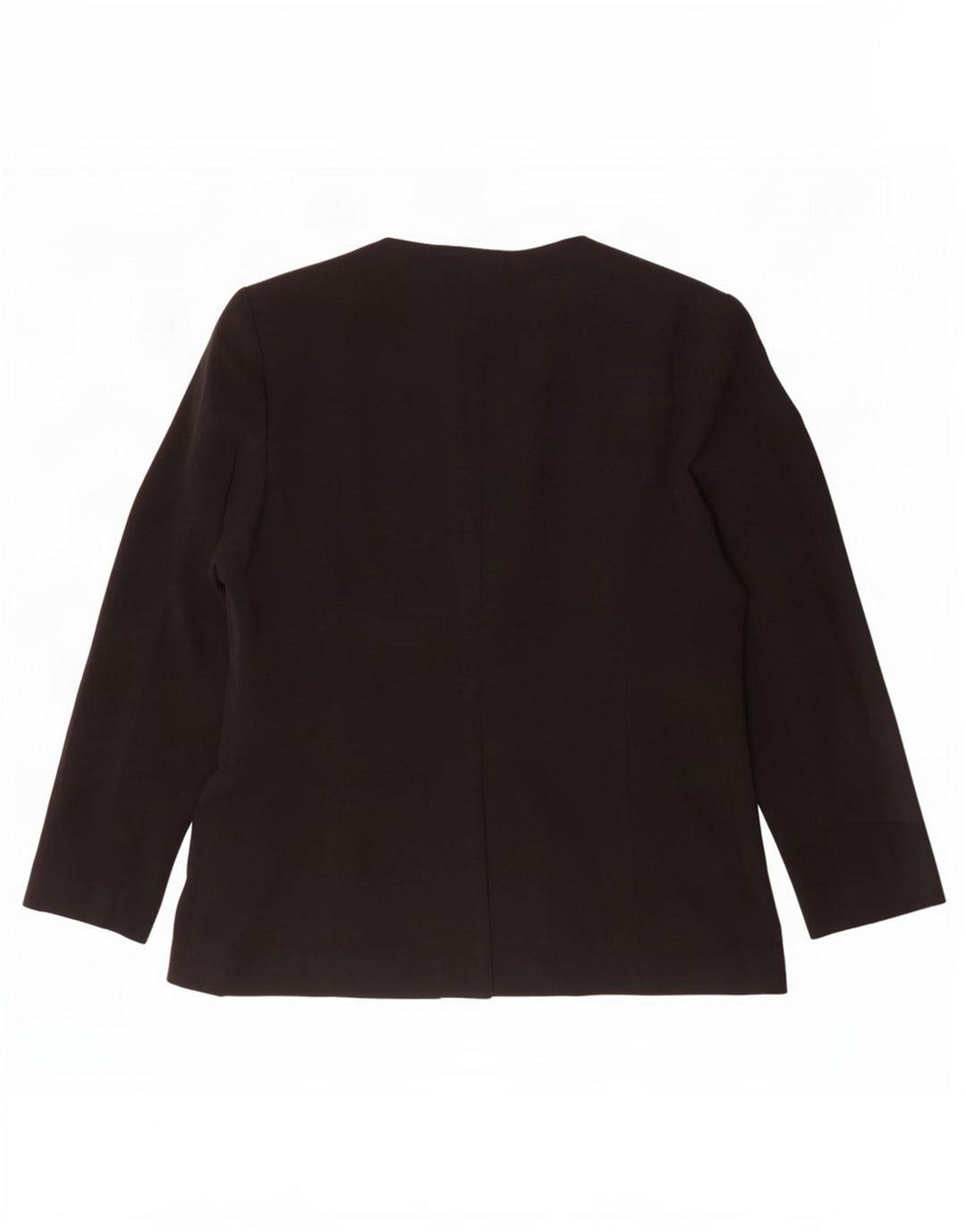 Marks & Spencer Womens Open Blazer Jacke UK 14 Mittelschwarzes Polyester