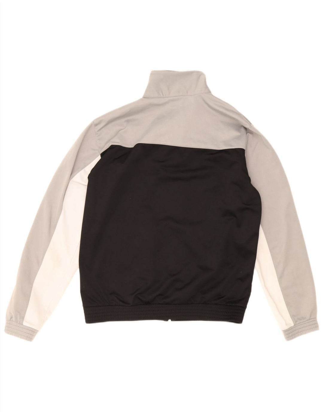 Champion Herren-Trainingsanzug-Top-Jacke, großes schwarzes Farbblock-Polyester