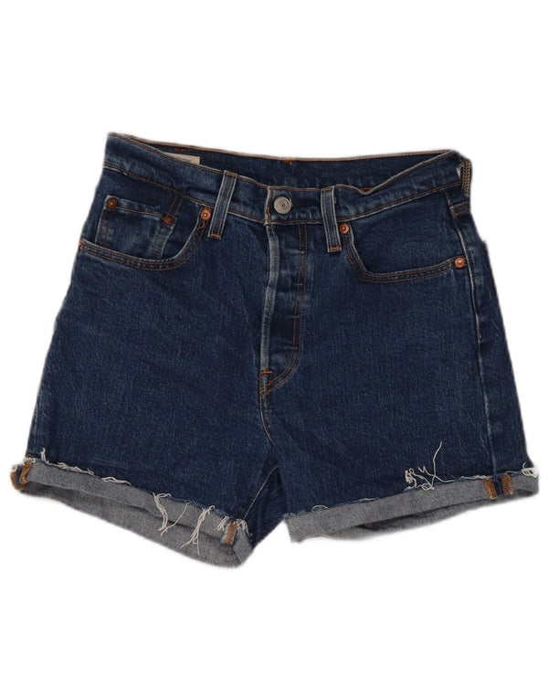 Levi's Damen 501 Denim Shorts W25 XS Blaue Baumwolle