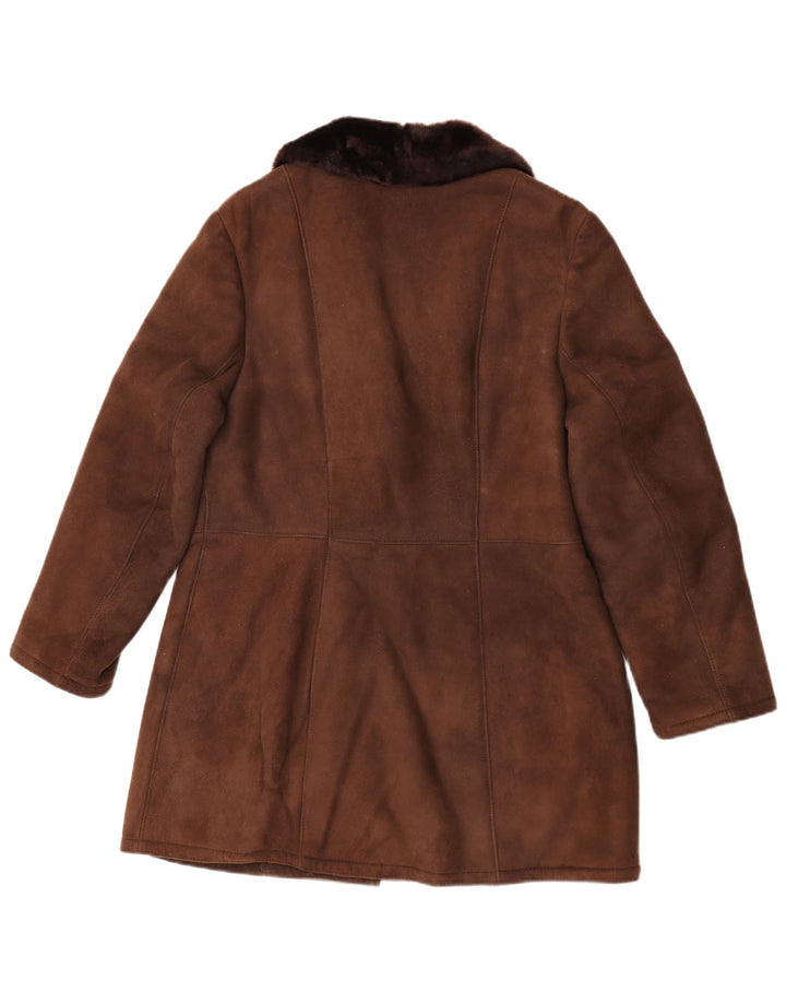 BWS Damen Lammfellmantel EU 44 XL Braun