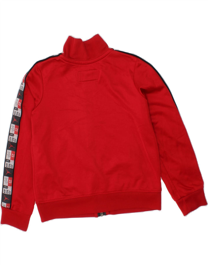 JORDAN Boys Graphic Tracksuit Top Jacket 2-3 Years Red Vintage Jordan and Second-Hand Jordan from Messina Hembry 
