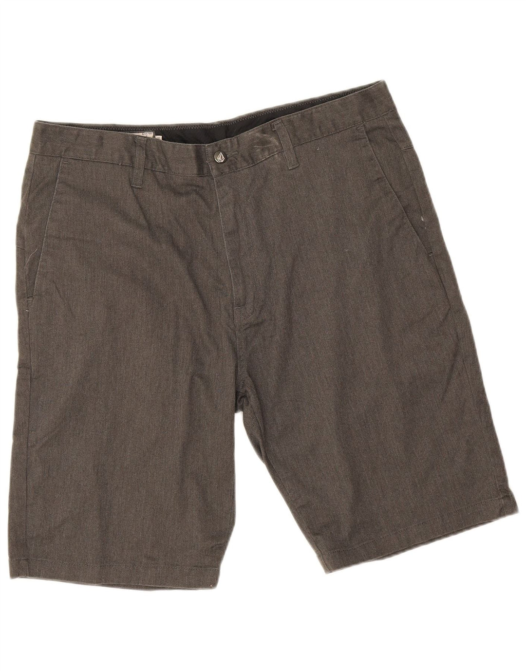 Volcom Herren Chinoshorts W36 Große graue Baumwolle