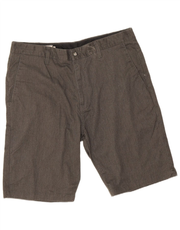 Volcom Herren Chinoshorts W36 Große graue Baumwolle