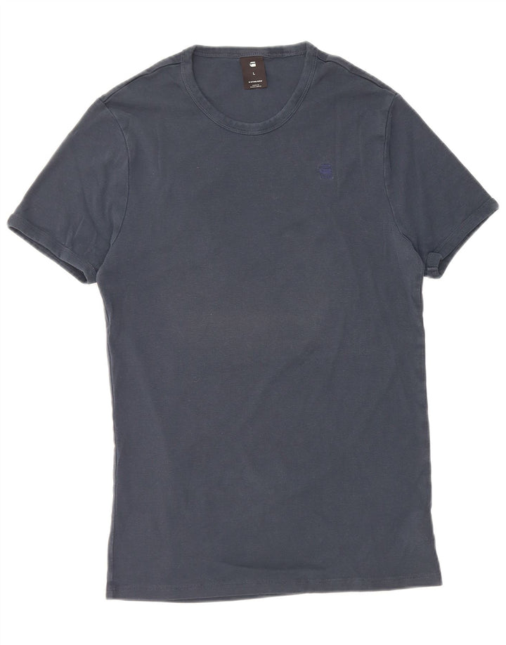 G-Star Herren T-Shirt Top Large Marineblau Baumwolle