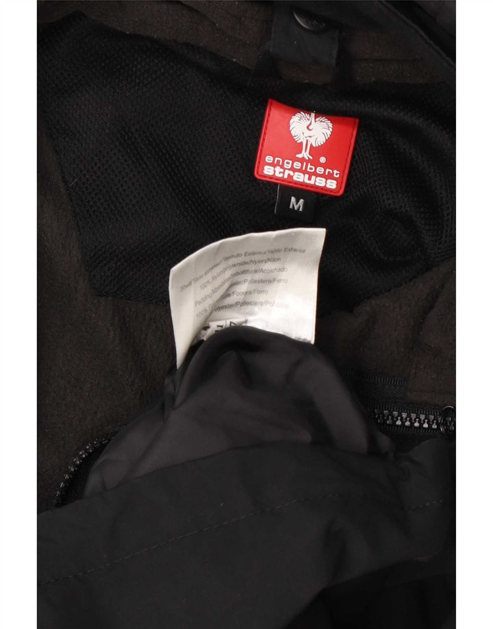 Engelbert Strauss Damen-Regenjacke mit Kapuze, UK 14, mittelschwarzes Nylon