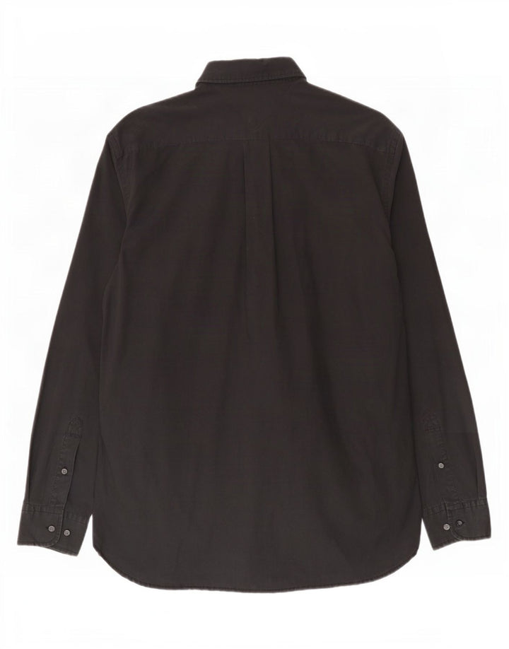 Tommy Hilfiger Herrenhemd Mittelschwarze Baumwolle