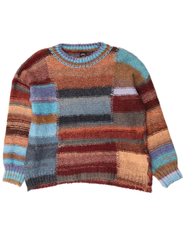 Urban Outfitters Damen-Pullover mit Rundhalsausschnitt, Gr. 6, XS, mehrfarbig