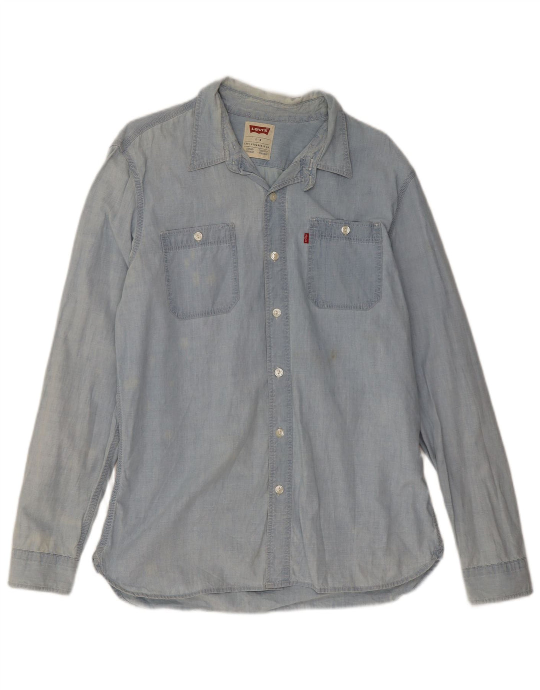 Levi's Herren-Jeanshemd, große blaue Baumwolle