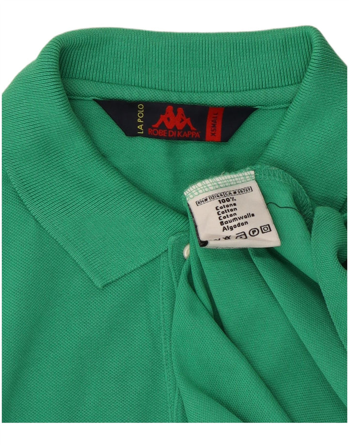 Kappa Herren Poloshirt XS Grüne Baumwolle