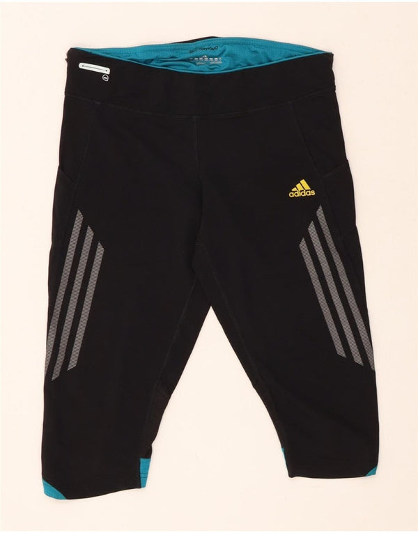 Adidas Damen Climalite Sport Shorts UK 16/18 Large Schwarz Nylon