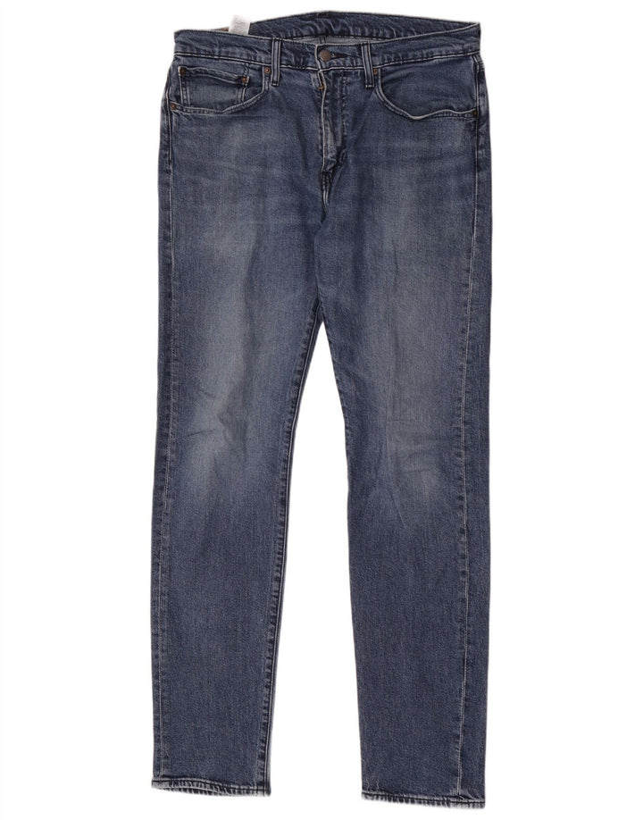 Levi's Herren 502 Tapered Jeans W34 L36 Blaue Baumwolle