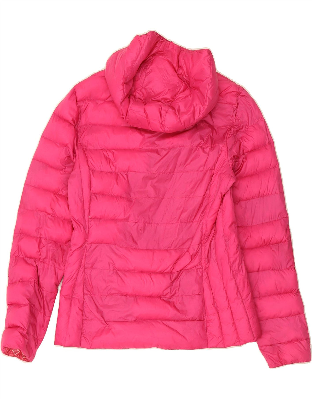 CHAMPION Womens Hooded Padded Jacket IT 48 XL Pink Vintage Champion and Second-Hand Champion from Messina Hembry 