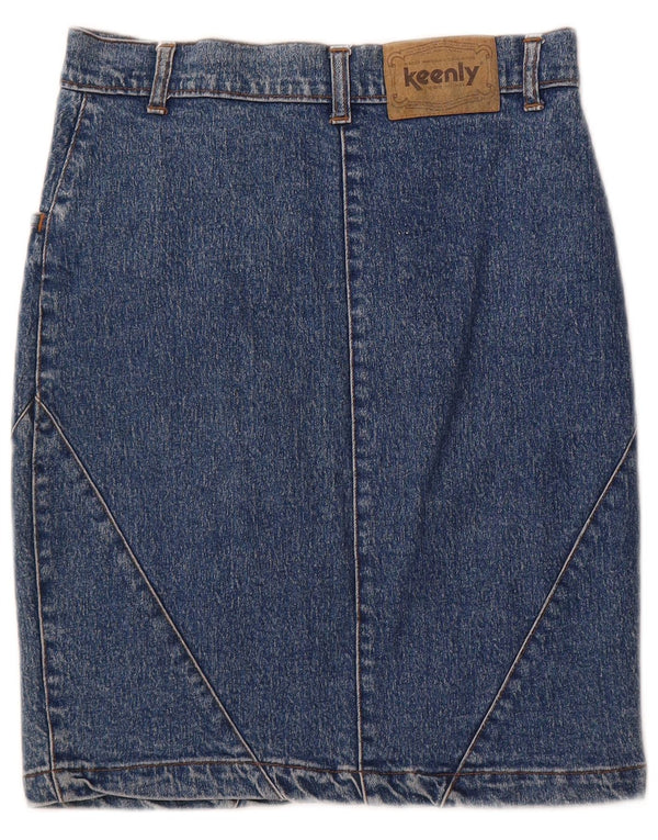 Vintage Damen Jeansrock W28 Mittelblaue Baumwolle