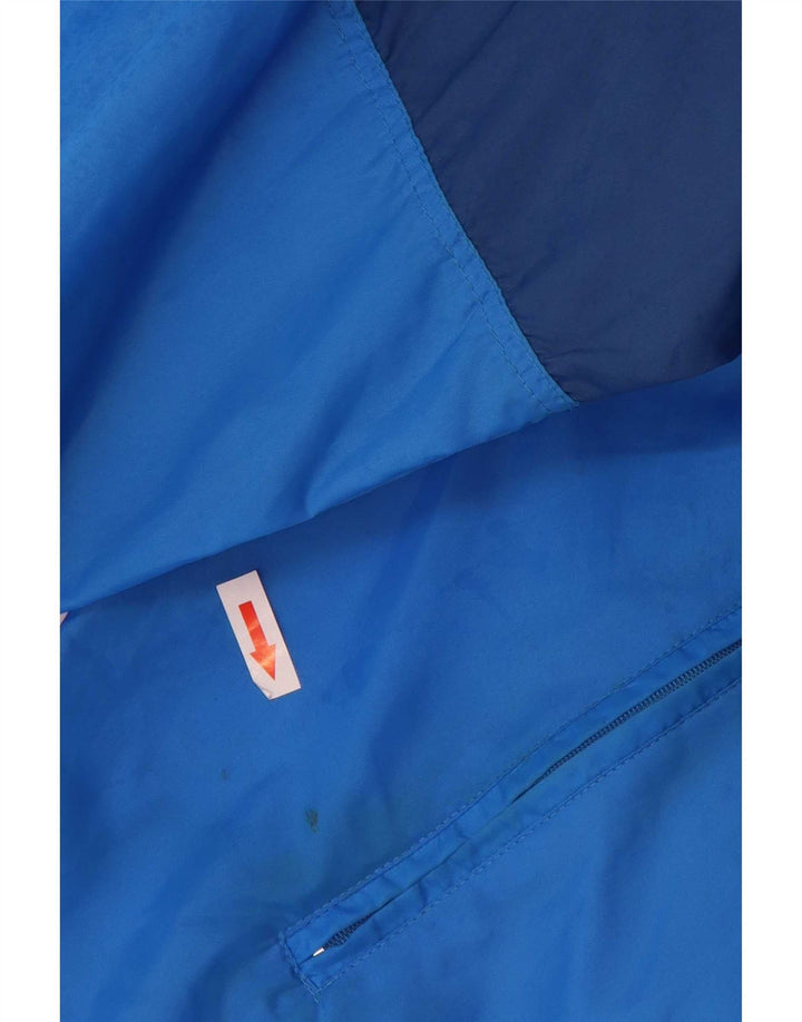 Sporting Club Herren Kapuzenpullover Regenjacke UK 36 Small Blue Colourblock