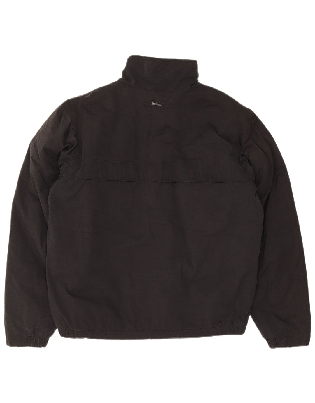 Columbia Herren-Windbreaker-Jacke, UK 38, mittlere schwarze Baumwolle