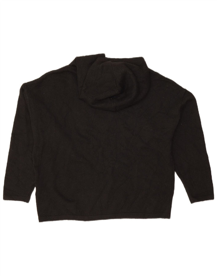 JACK WILLS Damen-Pullover mit Kapuze, Gr. 8, Größe S, Schwarz, Polyester