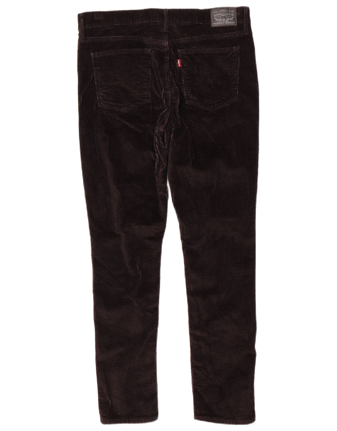 LEVI'S Damen Slim Cordhose W34 L30 Schwarz