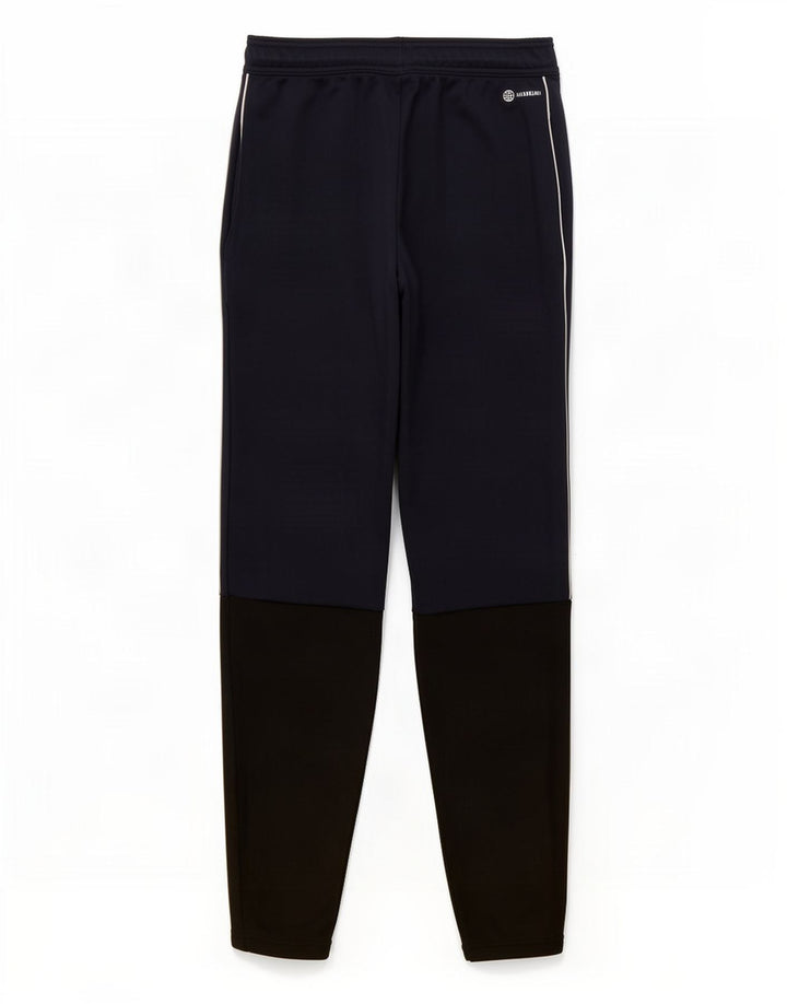 Adidas Herren-Trainingshose, mittelgroß, marineblau, Colourblock-Polyester