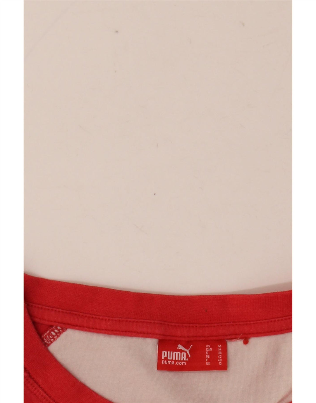 PUMA Damen Top Langarm UK 12 Mittelrot