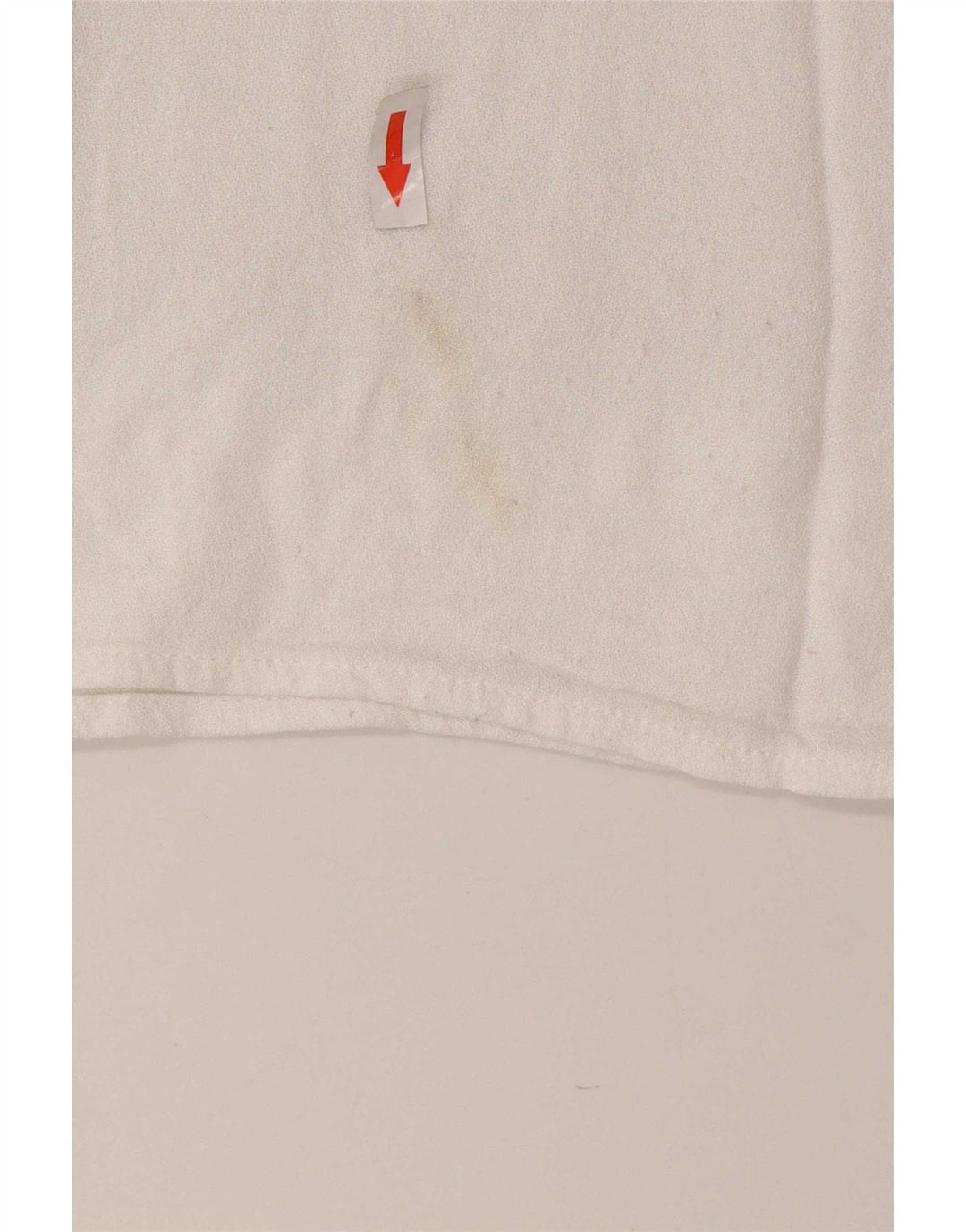 Zara Häkelblusenoberteil für Damen, UK 12, mittelbeigefarbenes Colourblock-Polyester