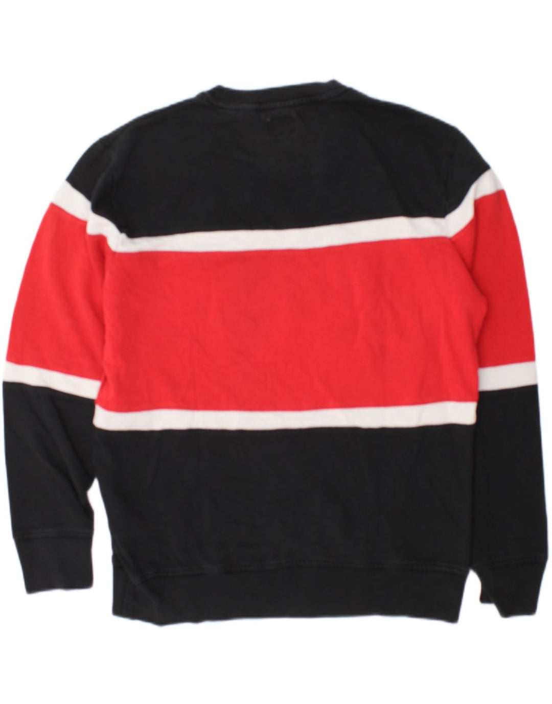 Levi's Herren-Sweatshirt mit grafischem Print, Mittelschwarz, Colourblock-Baumwolle