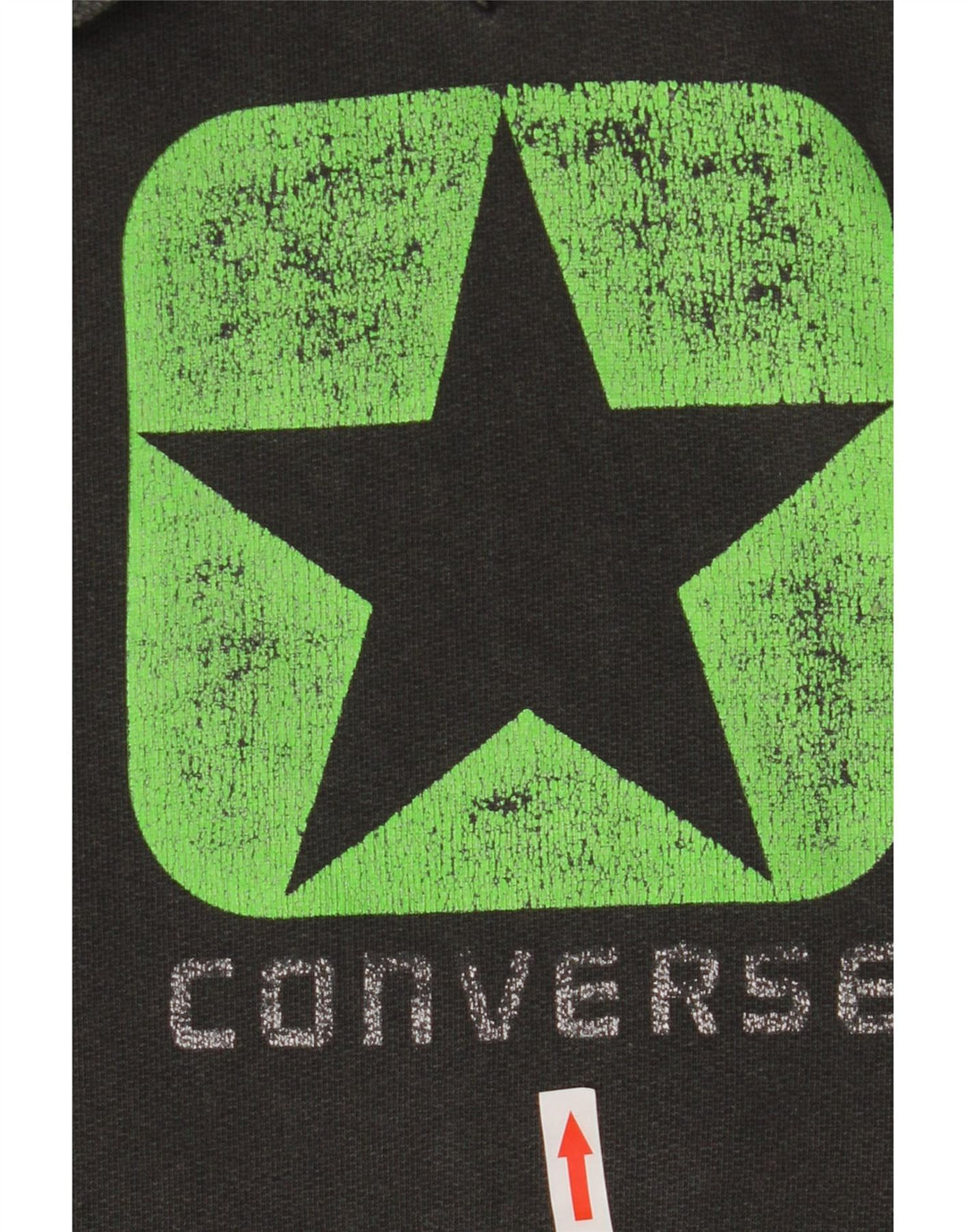 Converse Herren-Kapuzenpullover mit Grafik, mittelgraue Baumwolle