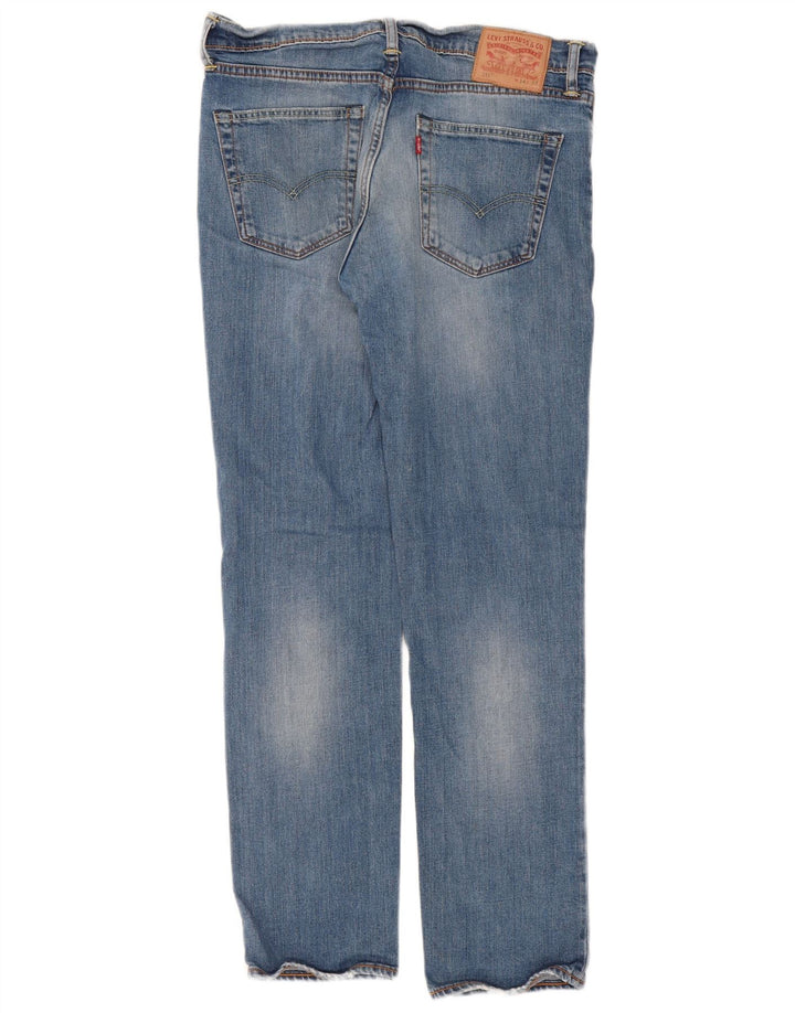 Levi's Damen 511 Slim Jeans W34 L32 Blaue Baumwolle