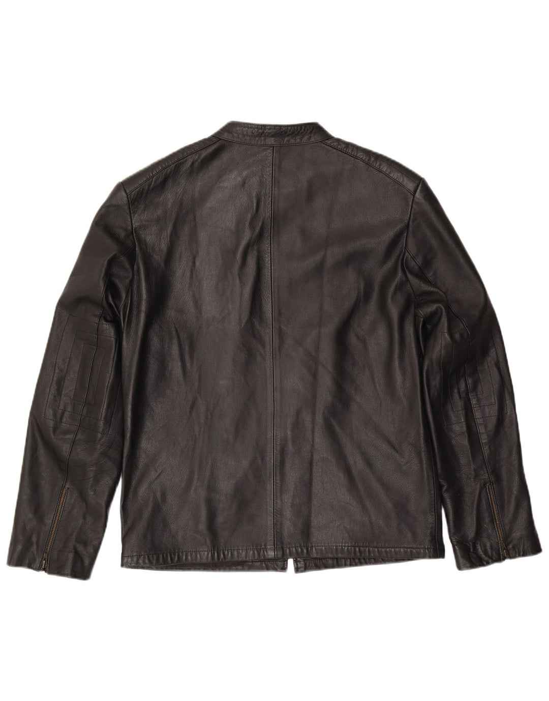 Vintage Herren Lederjacke UK 38 Mittelschwarzes Leder