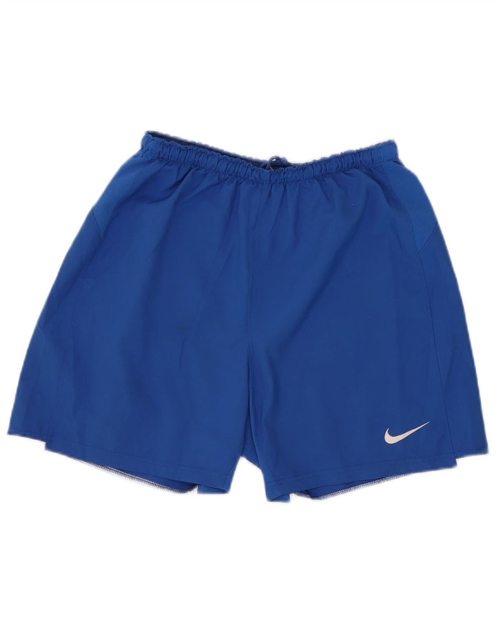 Nike Herren-Sportshorts aus mittelblauem Polyester