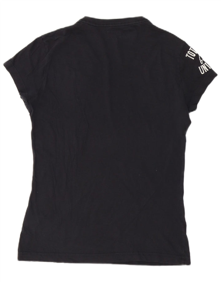 Armani Jeans Herren-T-Shirt mit Grafik, mittlere marineblaue Baumwolle