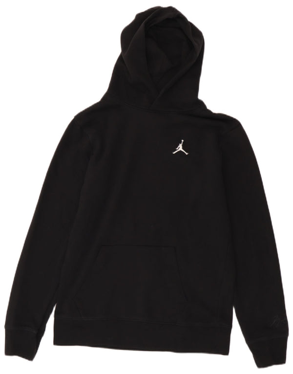 Jordan Boys Hoodie Jumper 13-14 Years XL Black Cotton