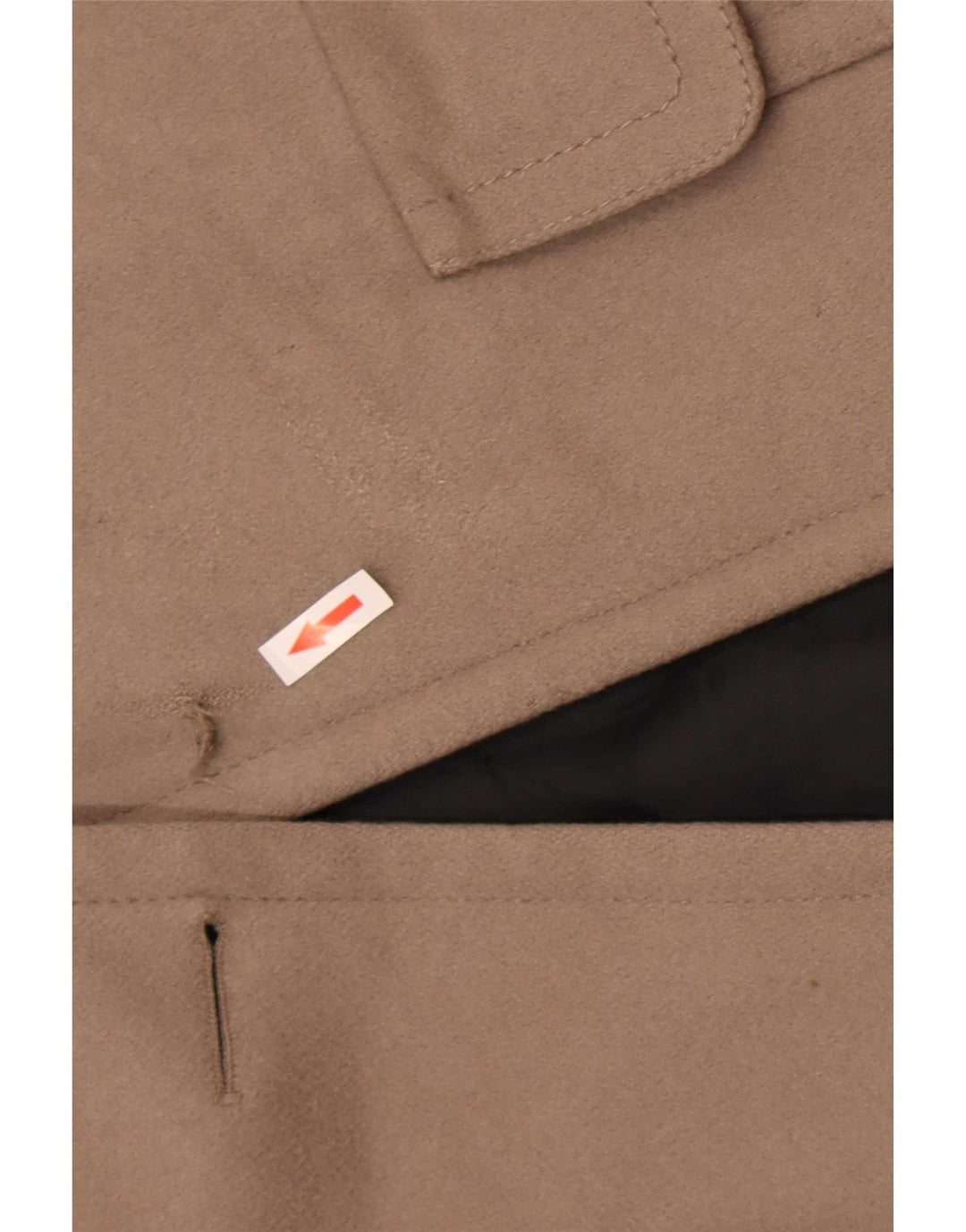 Zara Damen Mantel UK 14 Mittelgraue Wolle