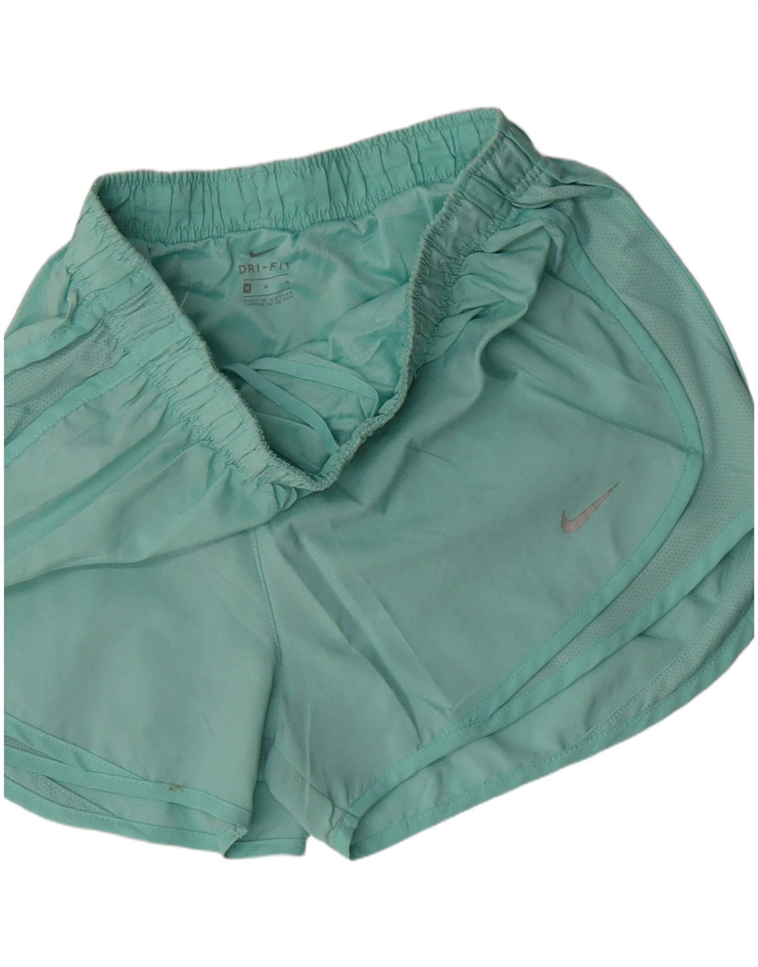 Nike Damen Dri Fit Sport Shorts UK 12 Medium Türkis Polyester