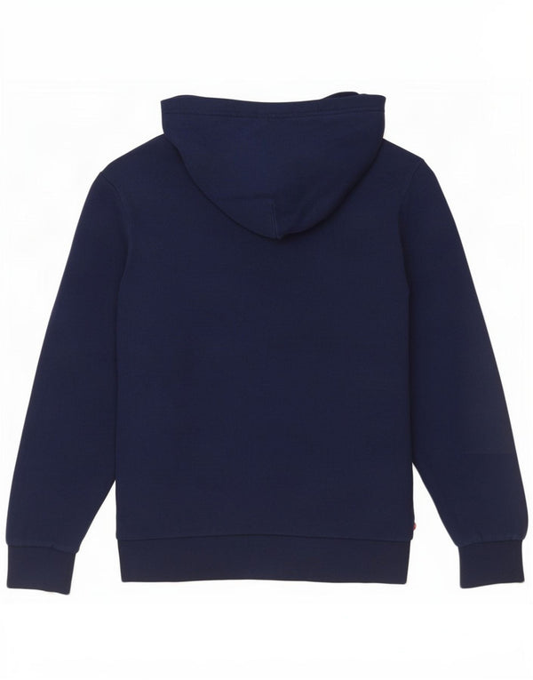 Levi's Mens Standard Fit Graphic Hoodie Jumper Small Navy Blue Cotton