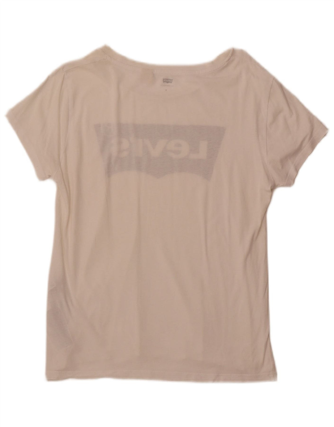 LEVI'S Damen-T-Shirt mit Grafik, UK 12, mittelweiße Baumwolle