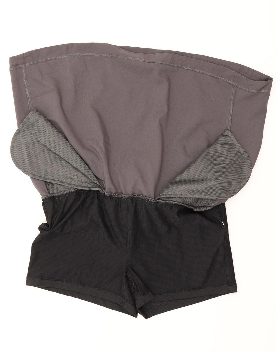 The North Face Damen Skort UK 14 Mittelgraues Colourblock-Polyester